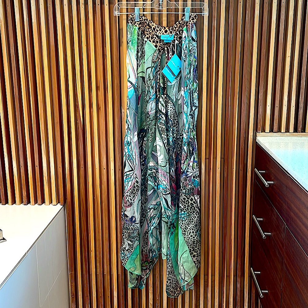Letarte Silk front cascade skirt🌊🌊🌊